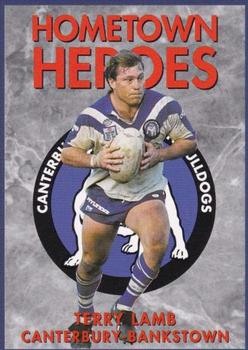 1994 Dynamic Rugby League Series 1 - Hometown Heroes #HH13 Terry Lamb Front